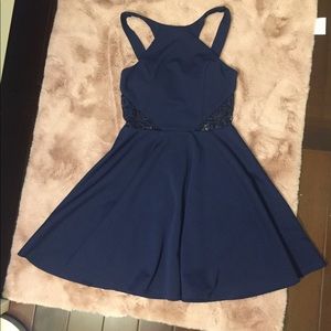 Blue dress